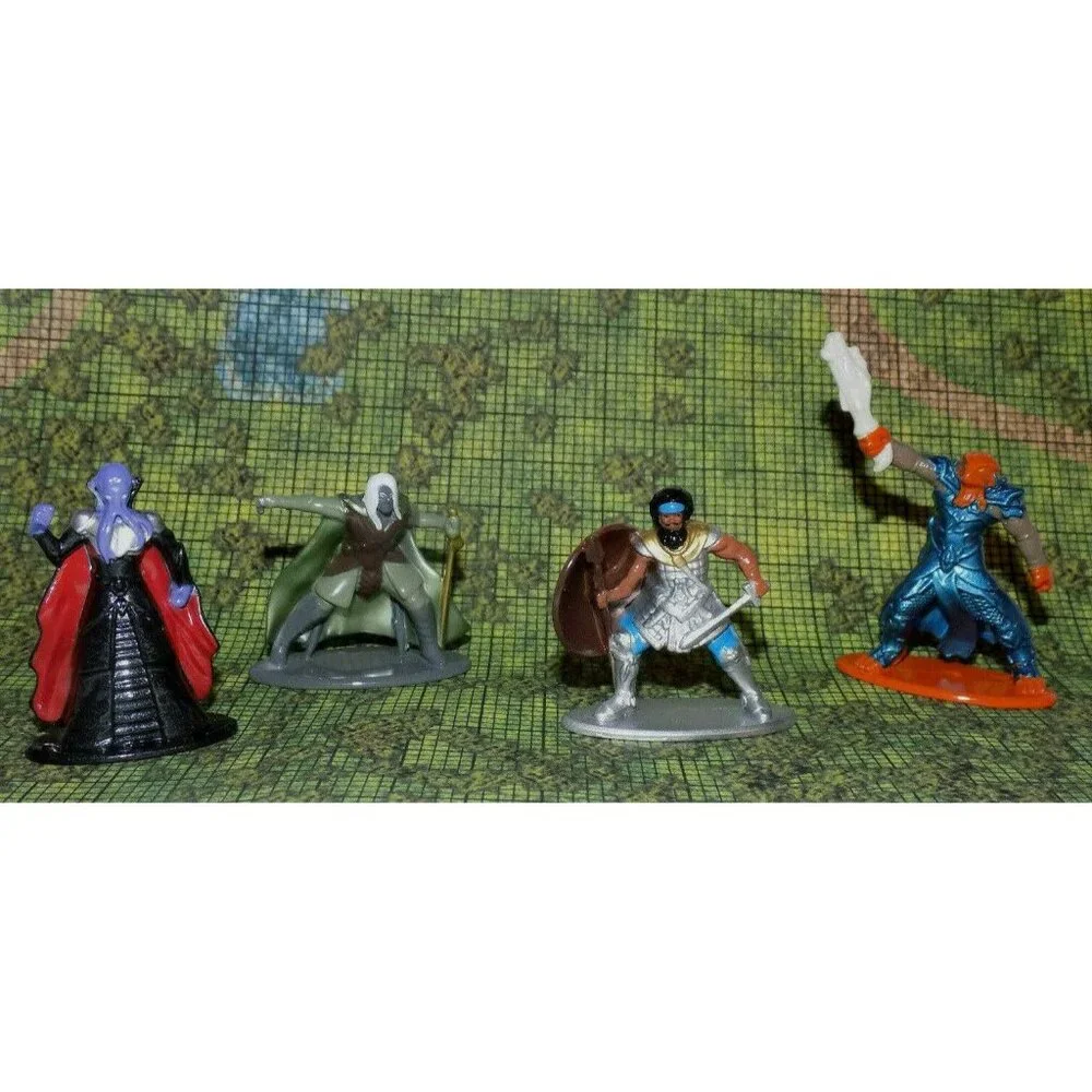 Jada Toys DUNGEONS & DRAGONS Die Cast Figurines 4 Pack Starter Pack - Picture 2 of 8